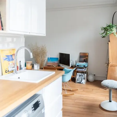 Magnificent 35M Ideal For Couple In Paris Daire *